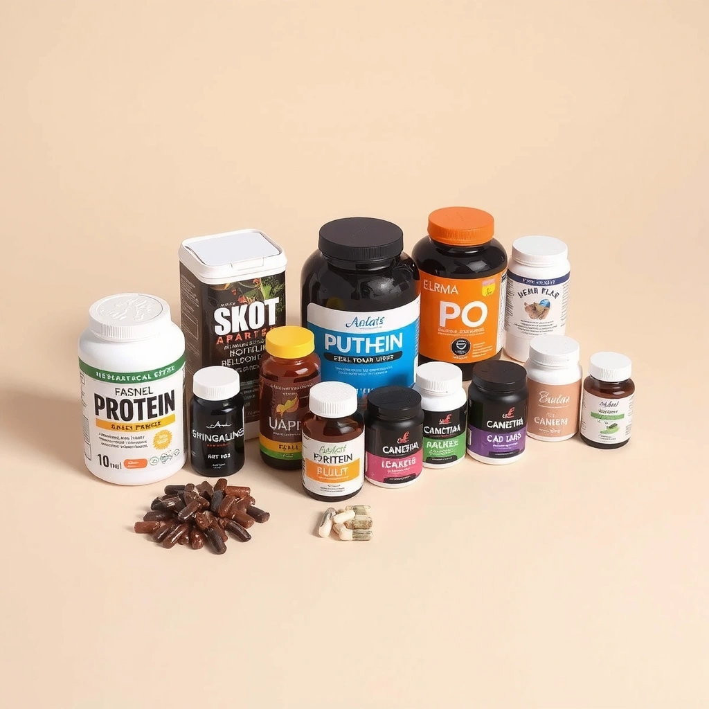 Suplementos alimenticios variados